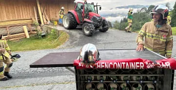 Brand-Hackschnitzellager
