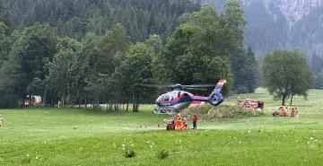 Brand-im-Freien